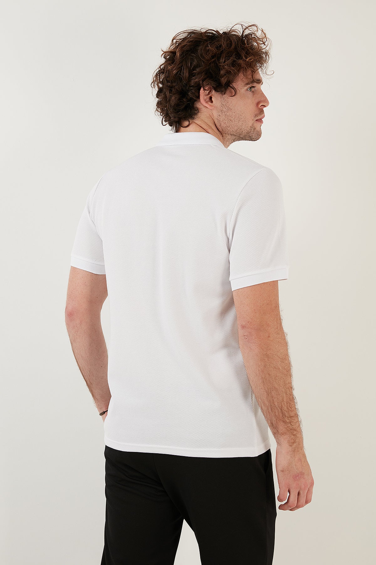 Buratti Pamuklu Regular Fit Düğmeli Erkek Polo T Shirt 5902654 BEYAZ