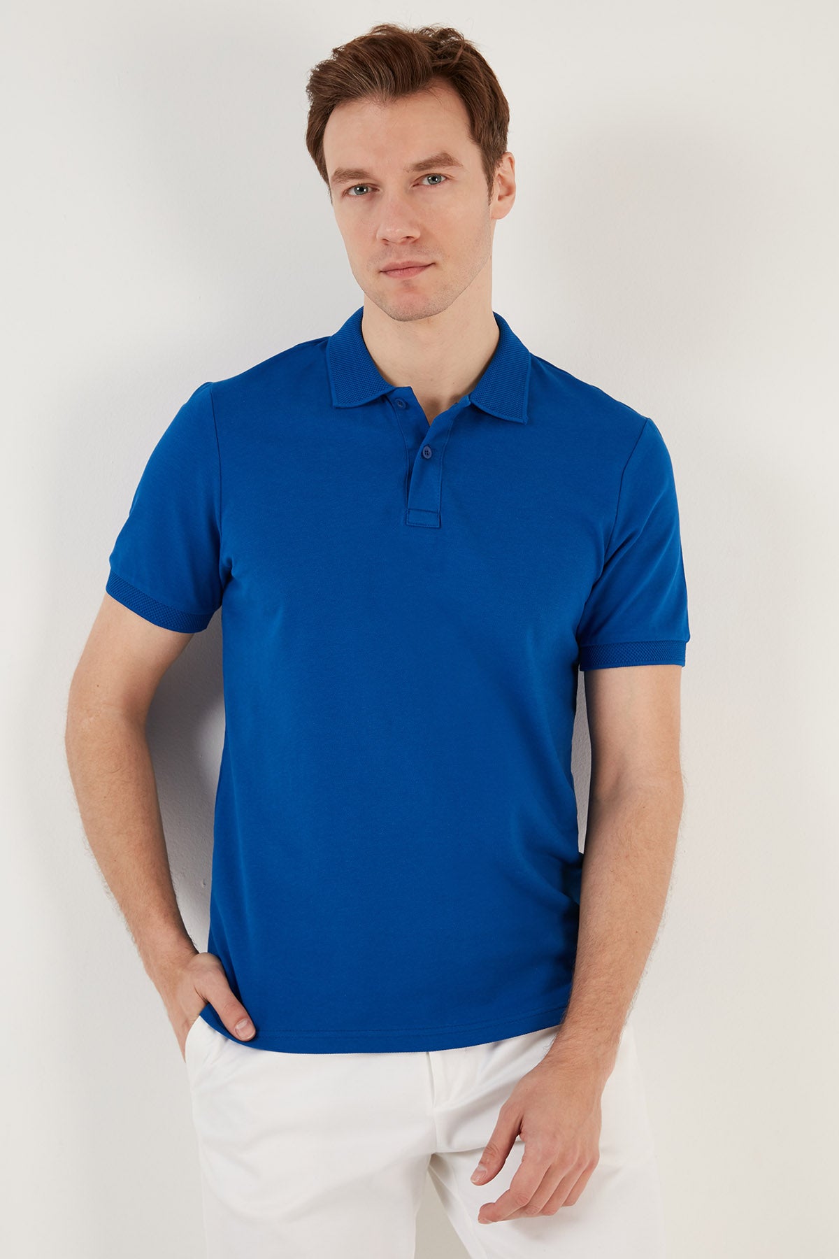 Buratti Pamuklu Regular Fit Düğmeli Erkek Polo Yaka T Shirt 5902739 SAKS