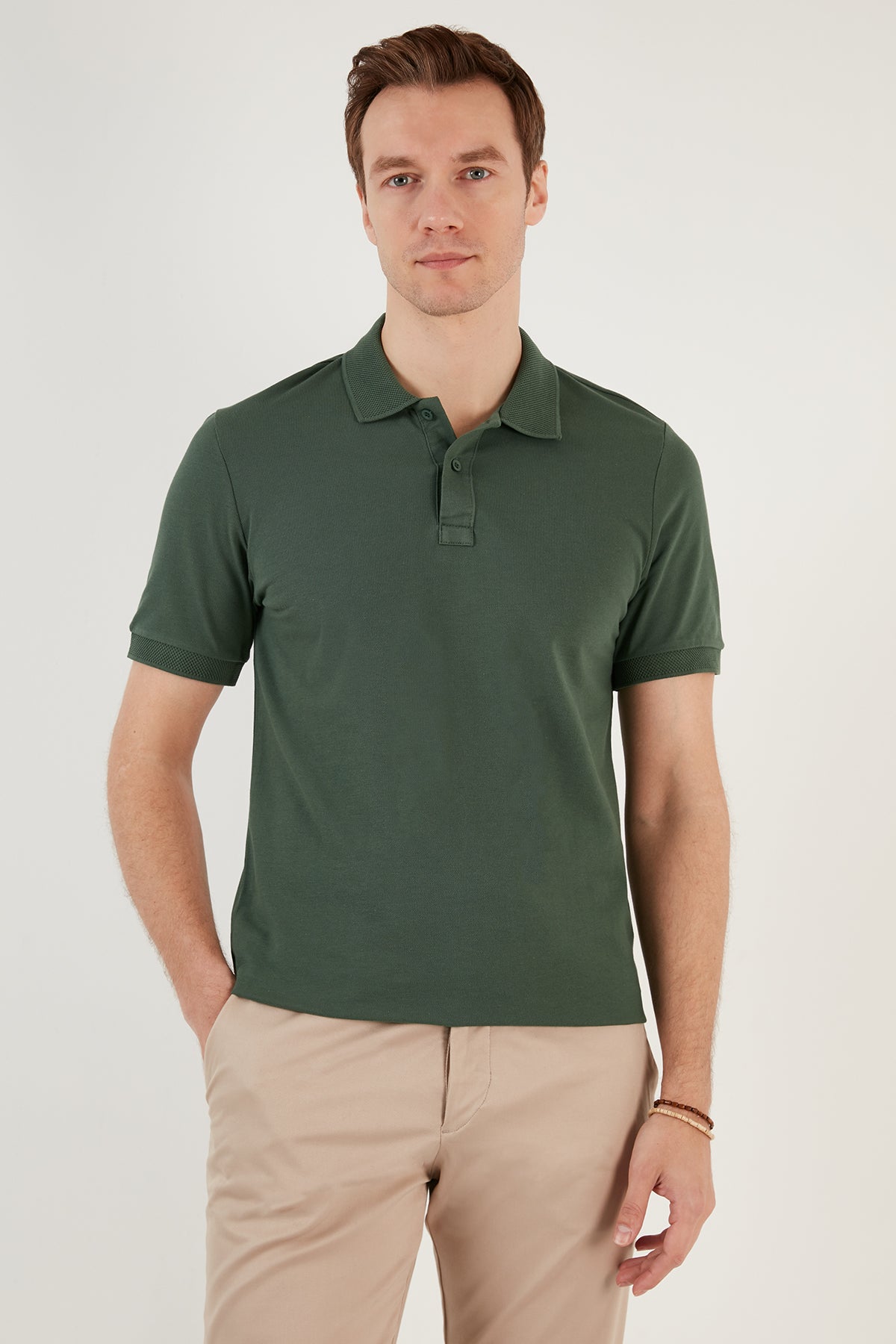 Buratti Pamuklu Regular Fit Düğmeli Erkek Polo Yaka T Shirt 5902739 NEFTİ