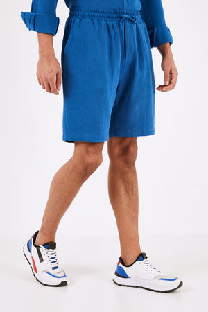 Buratti Pamuklu Regular Fit Cepli Müslin Erkek Short CF24S657802 SAKS